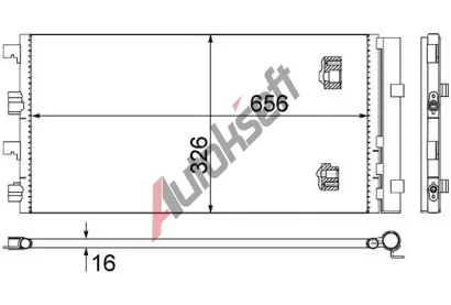 MAHLE Kondenztor klimatizace MAO AC 724 000S, AC 724 000S
