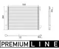 Kondenztor klimatizace MAHLE ‐ MAO AC 73 000P