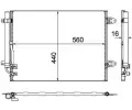 MAHLE Kondenztor klimatizace MAO AC 733 000P, AC 733 000P