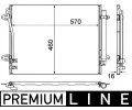 MAHLE Kondenztor klimatizace MAO AC 734 000P, AC 734 000P