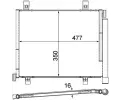 MAHLE Kondenztor klimatizace MAO AC 747 000P, AC 747 000P