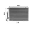 MAHLE Kondenztor klimatizace MAO AC 750 000P, AC 750 000P
