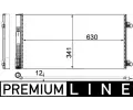 MAHLE Kondenztor klimatizace ‐ MAO AC 751 000P