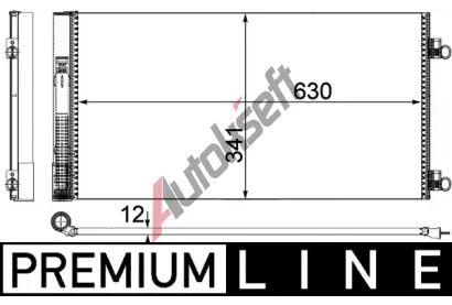 MAHLE Kondenztor klimatizace MAO AC 751 000P, AC 751 000P