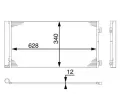 Kondenztor klimatizace MAHLE ‐ MAO AC 751 000S