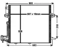 MAHLE Kondenztor klimatizace MAO AC 756 000P, AC 756 000P
