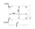Kondenztor klimatizace MAHLE ‐ MAO AC 77 000S