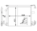 Kondenztor klimatizace MAHLE ‐ MAO AC 774 000S