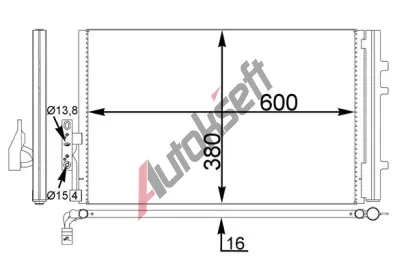 MAHLE Kondenztor klimatizace MAO AC 778 000S, AC 778 000S
