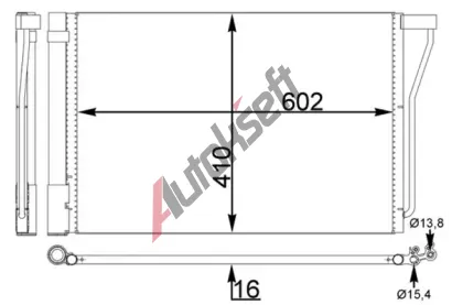 MAHLE Kondenztor klimatizace MAO AC 781 000S, AC 781 000S