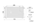 Kondenztor klimatizace MAHLE ‐ MAO AC 786 000S