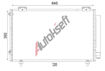 MAHLE Kondenztor klimatizace MAO AC 789 000S, AC 789 000S
