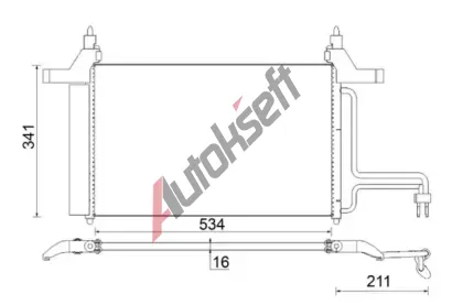 MAHLE Kondenztor klimatizace MAO AC 790 000S, AC 790 000S