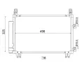 Kondenztor klimatizace MAHLE ‐ MAO AC 793 000S