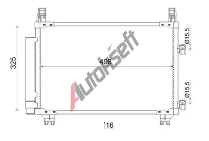MAHLE Kondenztor klimatizace MAO AC 793 000S, AC 793 000S