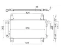 Kondenztor klimatizace MAHLE ‐ MAO AC 794 000S