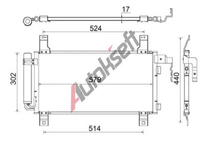 MAHLE Kondenztor klimatizace MAO AC 794 000S, AC 794 000S