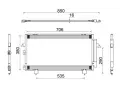 Kondenztor klimatizace MAHLE ‐ MAO AC 796 000S