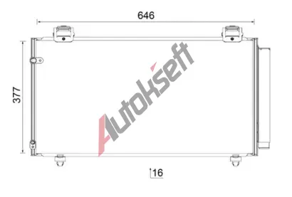 MAHLE Kondenztor klimatizace MAO AC 797 000S, AC 797 000S