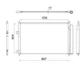 Kondenztor klimatizace MAHLE ‐ MAO AC 798 000S