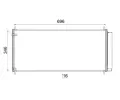 Kondenztor klimatizace MAHLE ‐ MAO AC 799 000S