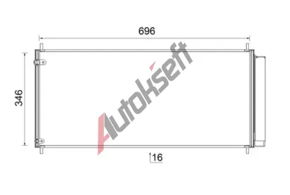 MAHLE Kondenztor klimatizace MAO AC 799 000S, AC 799 000S