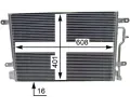 MAHLE Kondenztor klimatizace MAO AC 807 000S, AC 807 000S