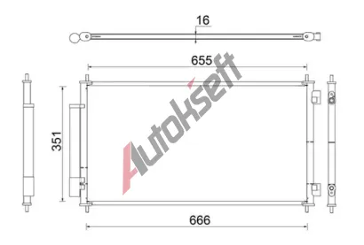 MAHLE Kondenztor klimatizace MAO AC 811 000S, AC 811 000S
