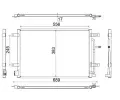 Kondenztor klimatizace MAHLE ‐ MAO AC 812 000S
