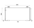 Kondenztor klimatizace MAHLE ‐ MAO AC 823 000S