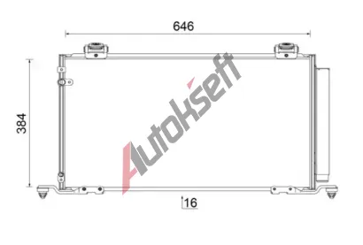 MAHLE Kondenztor klimatizace MAO AC 823 000S, AC 823 000S