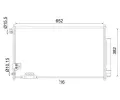 Kondenztor klimatizace MAHLE ‐ MAO AC 826 000S
