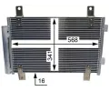 MAHLE Kondenztor klimatizace MAO AC 833 000S, AC 833 000S