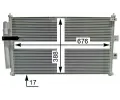 MAHLE Kondenztor klimatizace MAO AC 835 000S, AC 835 000S