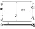 Kondenztor klimatizace MAHLE ‐ MAO AC 861 000S