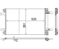 MAHLE Kondenztor klimatizace MAO AC 886 000P, AC 886 000P