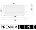 Kondenztor klimatizace MAHLE ‐ MAO AC 894 000P
