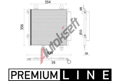 MAHLE Kondenztor klimatizace MAO AC 897 000P, AC 897 000P