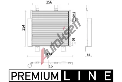 MAHLE Kondenztor klimatizace MAO AC 899 000P, AC 899 000P