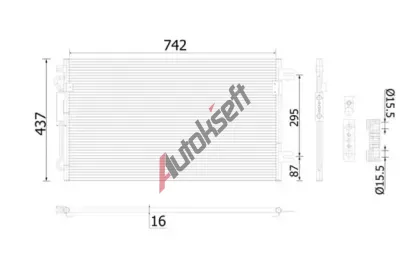 MAHLE Kondenzátor klimatizace MAO AC 907 000S, AC 907 000S MAHLE Kondenzátor klimatizace MAO AC 907 000S, AC 907 000S