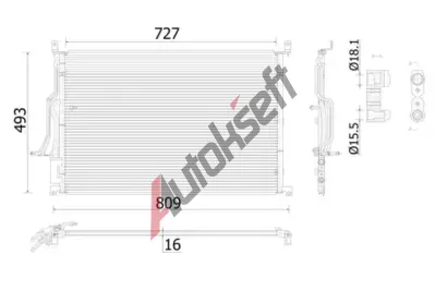 MAHLE Kondenztor klimatizace MAO AC 908 000S, AC 908 000S