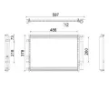 Kondenztor klimatizace MAHLE ‐ MAO AC 916 000P