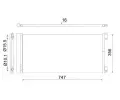 Kondenztor klimatizace MAHLE ‐ MAO AC 925 000S