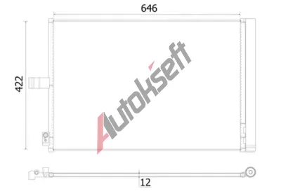 MAHLE Kondenztor klimatizace MAO AC 932 000S, AC 932 000S