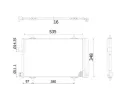 Kondenztor klimatizace MAHLE ‐ MAO AC 938 000S
