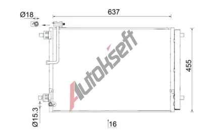 MAHLE Kondenztor klimatizace MAO AC 949 000S, AC 949 000S