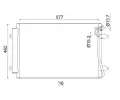 Kondenztor klimatizace MAHLE ‐ MAO AC 954 000S