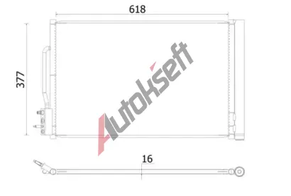 MAHLE Kondenztor klimatizace MAO AC 955 000S, AC 955 000S