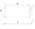 Kondenztor klimatizace MAHLE ‐ MAO AC 956 000S