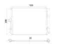 Kondenztor klimatizace MAHLE ‐ MAO AC 957 000S